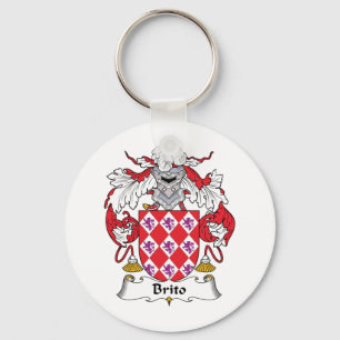 Brito Family Crest Keychain