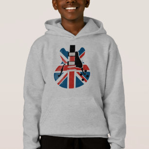 Britpop Guitar Hoodie