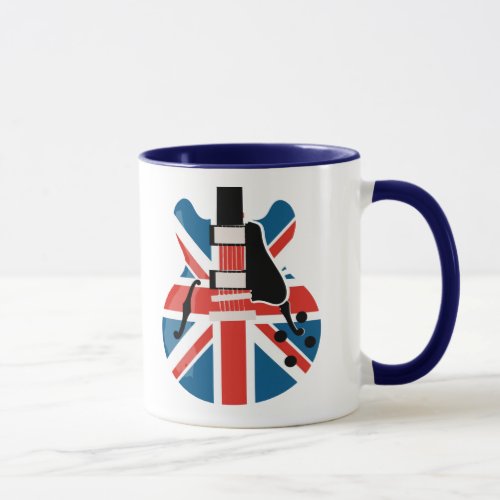 Britpop Guitar Mug