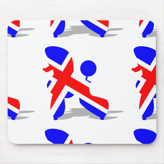 Britt poodle mouse pad (Front)