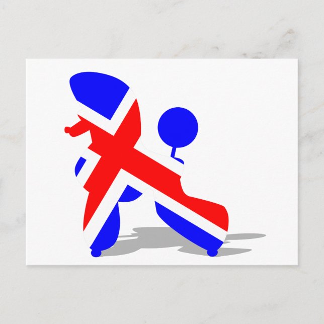 Britt poodle postcard (Front)