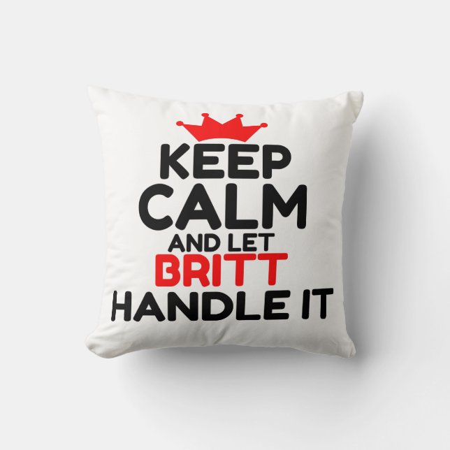 BRITT THROW PILLOW (Front)
