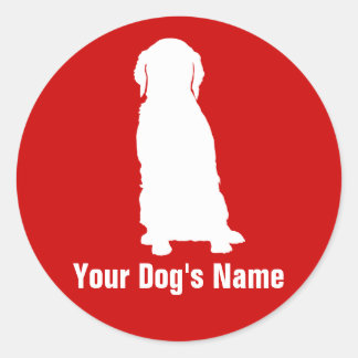 Brittany ブリタニー classic round sticker