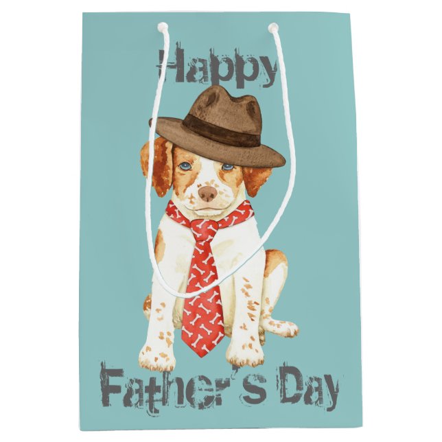 Brittany Dad Medium Gift Bag (Front)