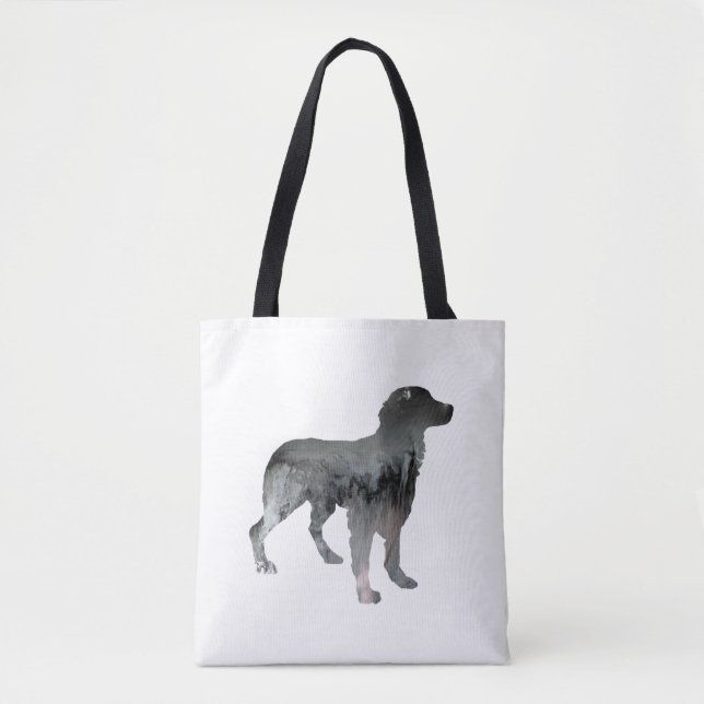 Brittany Dog Art Tote Bag (Front)