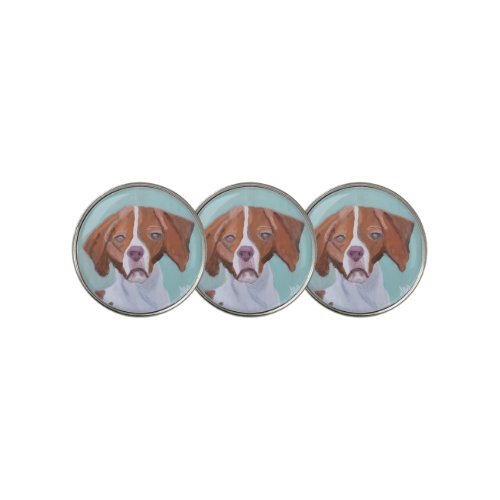 Brittany Dog Golf Ball Marker