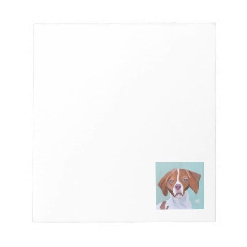 Brittany Dog Notepad