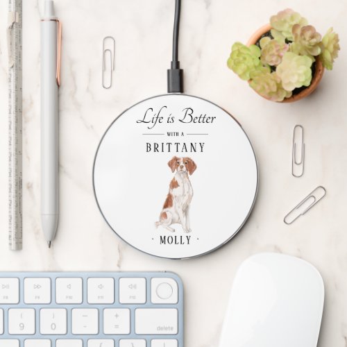 Brittany Dog WIRELESS CHARGER 