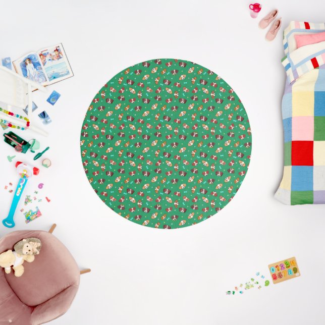 Brittany Dogs KiniArt  Rug (Insitu (Babyroom))