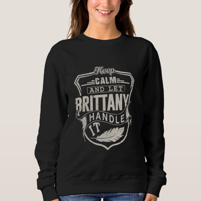 Brittany First Name Shirt Brittany Name Birthday (Front)