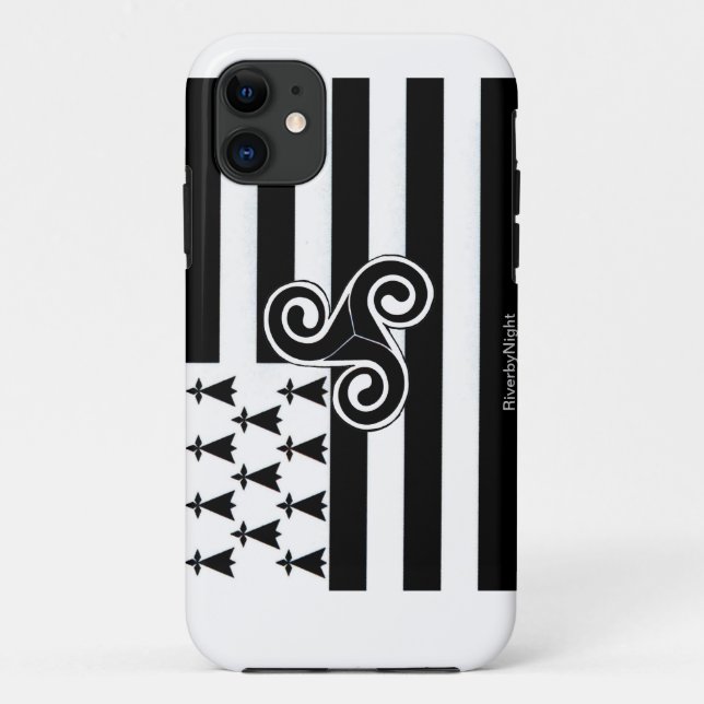 Brittany Flag (Breton) Case-Mate iPhone Case (Back)