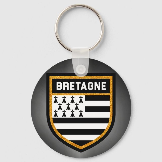 Brittany flag keychain (Front)