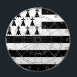 Brittany (Gwenn-ha-du) flag Dartboard<br><div class="desc">Brittany (Gwenn-ha-du) flag Dartboard</div>