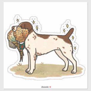 Brittany Hunting Car Decal