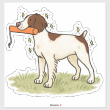 Brittany Hunting Car Decal