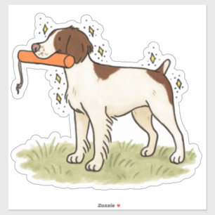 Brittany Hunting Car Decal