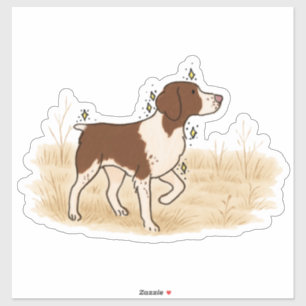 Brittany Hunting Car Decal