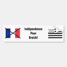 Brittany Independence bumper sticker