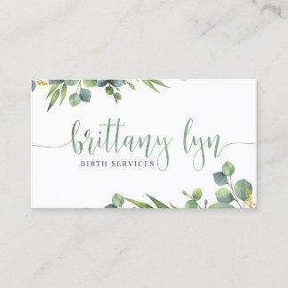 Brittany Lyn Birth Services Business Card