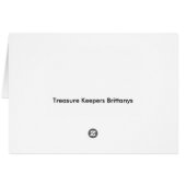 BRITTANY ON THE BEACH CARDS (Back Horizontal)