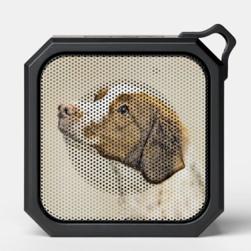 Brittany Painting _ Cute Original Dog Art Bluetooth Speaker