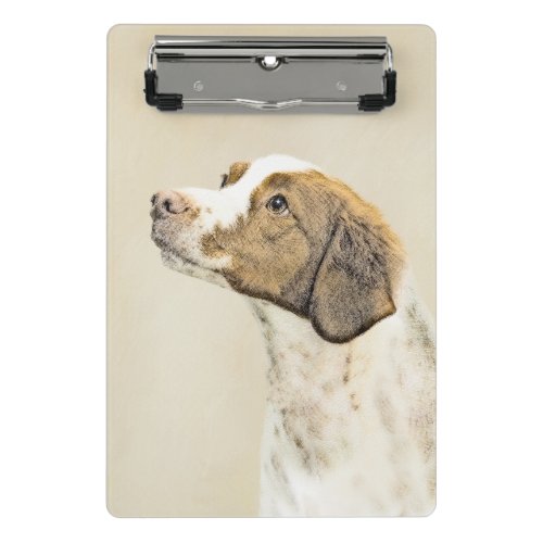 Brittany Painting _ Cute Original Dog Art Mini Clipboard