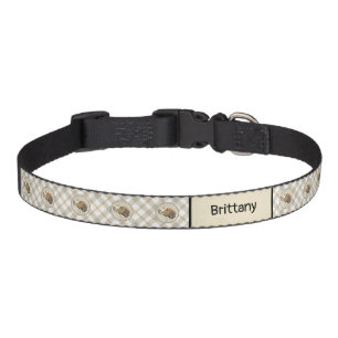 Brittany Painting - Cute Original Dog Art Pet Collar