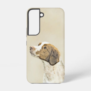 Brittany Painting - Cute Original Dog Art Samsung Galaxy S22 Case