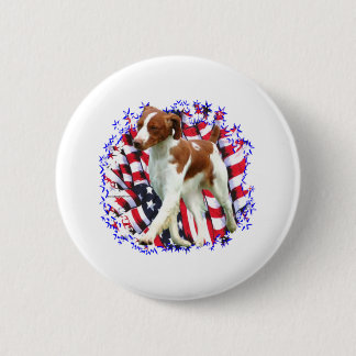 Brittany Patriot Pinback Button