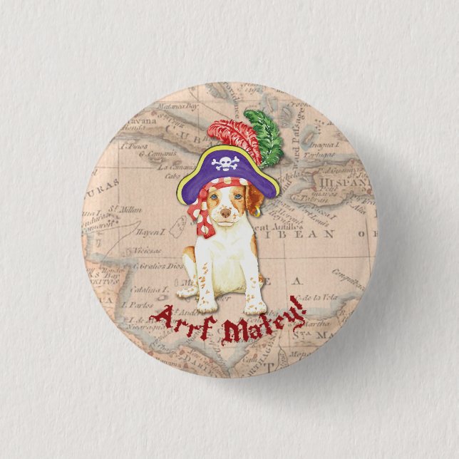 Brittany Pirate Button (Front)