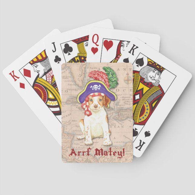 Brittany Pirate Poker Cards (Back)