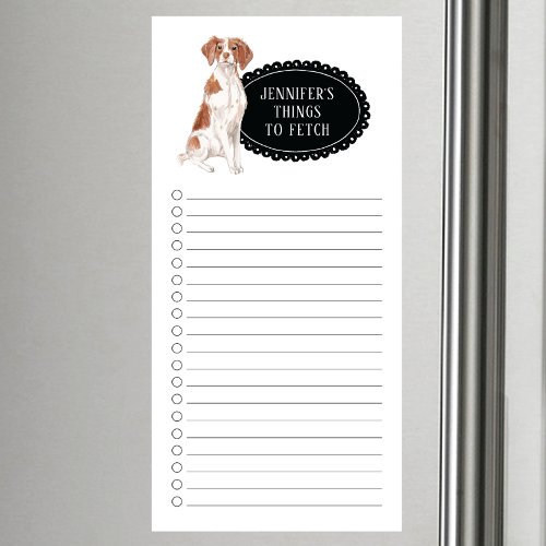 Brittany Shopping List  Magnetic Notepad