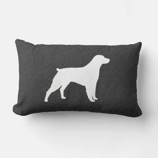 Brittany Silhouette Lumbar Pillow (Front)
