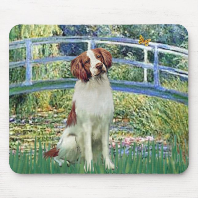 Brittany Spaniel 3 - Bridge Mouse Pad (Front)