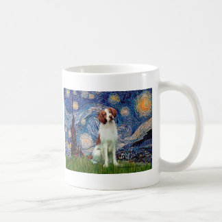 Brittany Spaniel 3 - Starry Night Coffee Mug