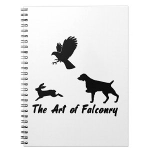 Brittany Spaniel and Falconry Notebook