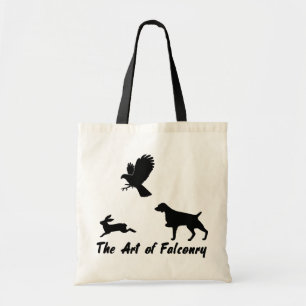 Brittany Spaniel and Falconry Tote Bag