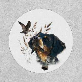 Brittany Spaniel and woodcock  Patch
