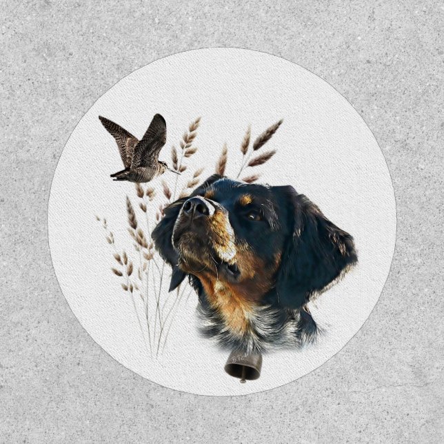 Brittany Spaniel and woodcock  Patch (Front)