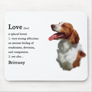 Brittany Spaniel Art Gifts Mouse Pad