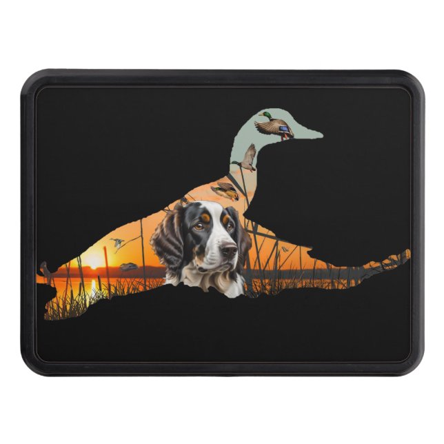 Brittany Spaniel Bird Dog Hitch Cover (Front)