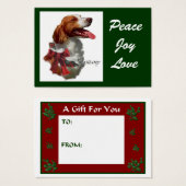 Brittany Spaniel Christmas Gifts (Front & Back)