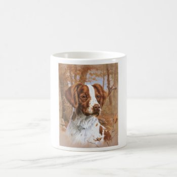 Brittany Spaniel Coffee Mug by walkandbark at Zazzle