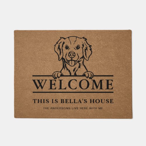 Brittany Spaniel Cute Gift for Owner Dog Lover Doormat