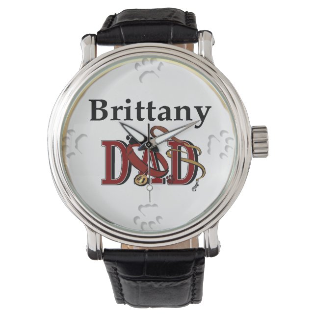 Brittany Spaniel Dad Watch (Front)