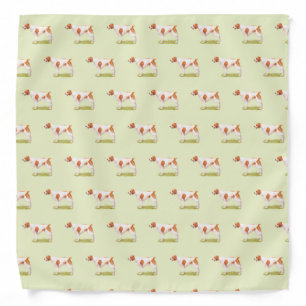 Brittany Spaniel Dog Art Bandana