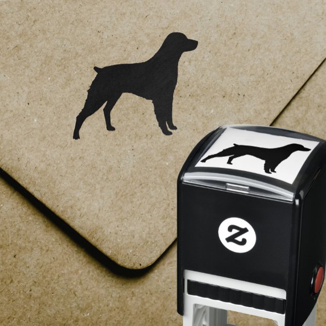 Brittany Spaniel Dog Breed Silhouette Self-inking Stamp (Creator Uploaded)