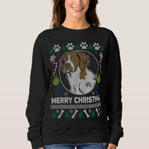 Brittany Spaniel Dog Breed Ugly Christmas Sweater