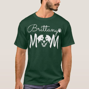 Brittany Spaniel Dog Rescue Brittany Mom T-Shirt