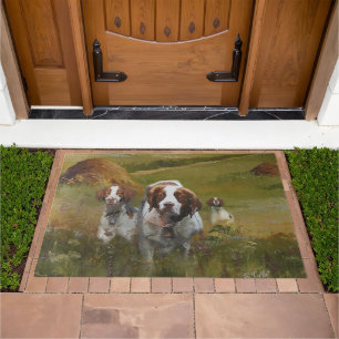 Brittany Spaniel Doormat